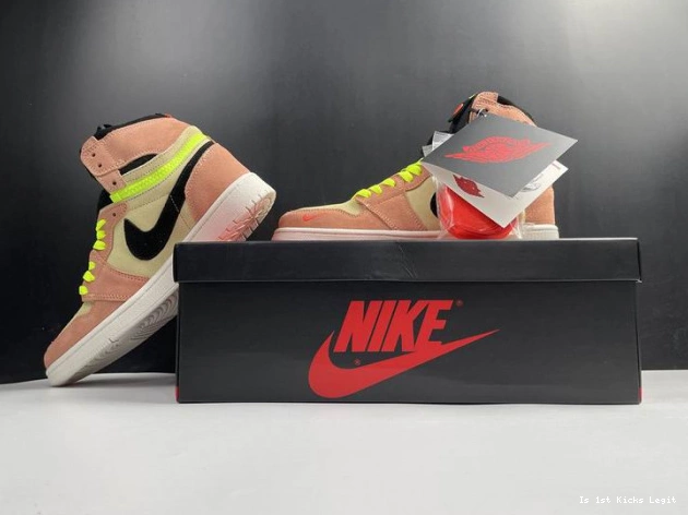 Peach Jordan CW6576-800 High Switch Air 1 0819